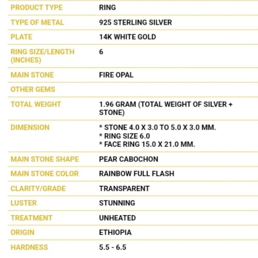 Opal Cross Ring, Simple Dainty Ring, Birthstone G… - image 4